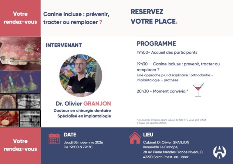 Soirée conférence entre confrères